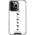 Warner Bros FRIENDS iPhone 16 Pro Clear Case